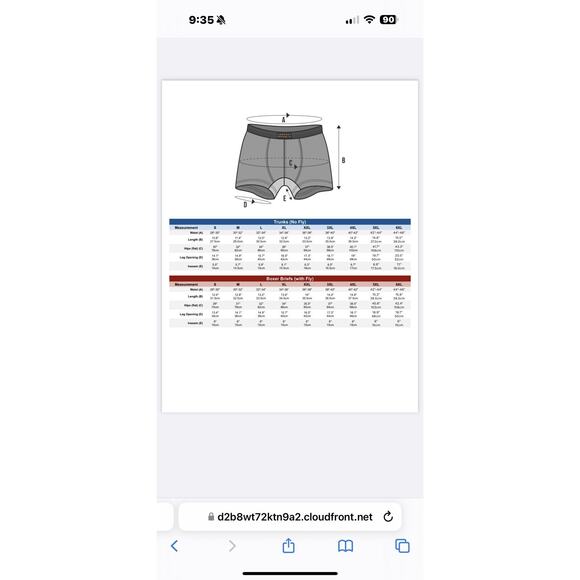 Comfort Republic bamboo Boxer Brief 6XL Lot Of 2 Wine And Spooky - Picture 10 of 10